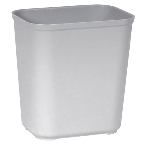 Rubbermaid® Fire Resistant, 28 Quart Wastebasket, Gray